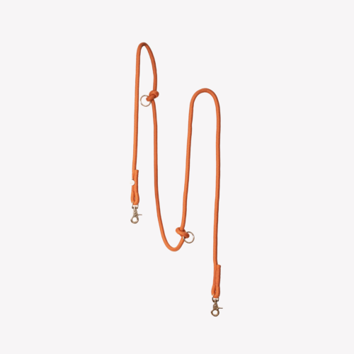 Furlou - Verstelbare Hondenriem Touw Terracotta