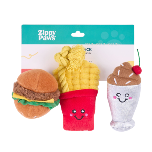 Zippy Burrow – Hondenspeelgoed Fastfood Miniz