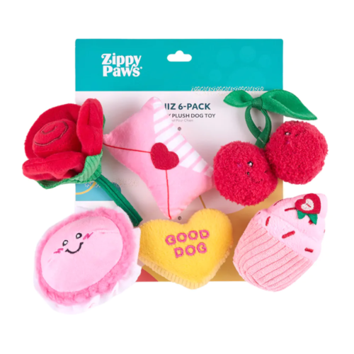 Zippy Burrow – Hondenspeelgoed Sweet Hearts Miniz