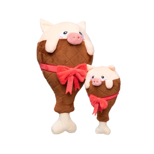 Fuzzyard - Hondenspeelgoed Ham A Merry Pigmas