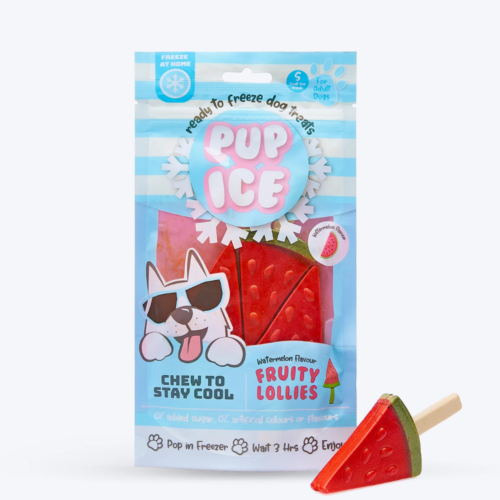 Pup Ice - Hondenijsje Fruit Lollie Watermeloen 3st - Afbeelding 2