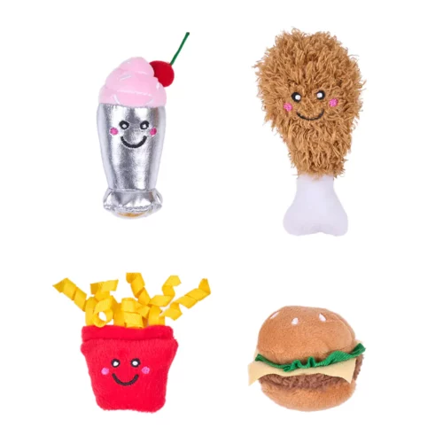 ZippyClaws - Catnip Fastfood 4-Pack