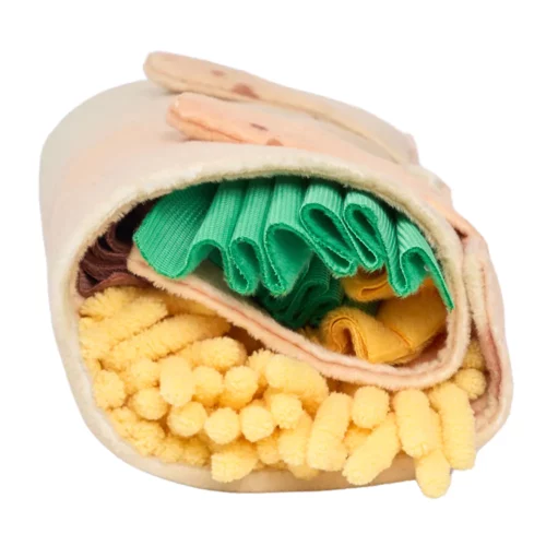 Zippy Burrow – Hondenspeelgoed Snufflerz Roll – Burrito - Afbeelding 2