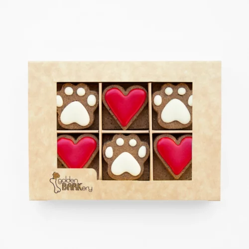 Dog Biscuits - PupBiscuits Box ( 12 koekjes ) Rood