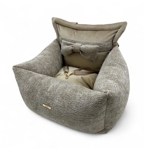 Elite Puppy - Honden Autostoel Strik Beige
