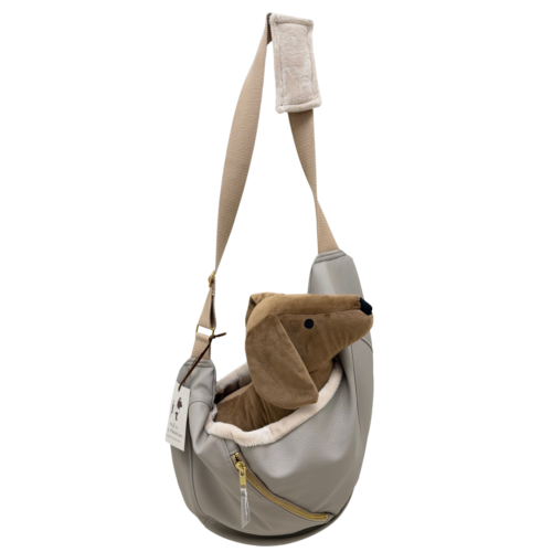 Fifi Dog Fashion - Hondentas Luno Beige Leather