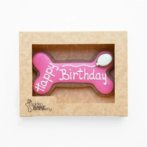 Dog Biscuits - Happy Birthday Dog Bone Roze