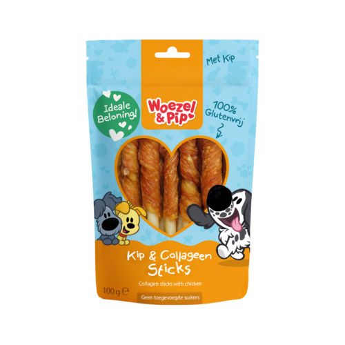 Woezel & Pip - Kip & Collageen Sticks
