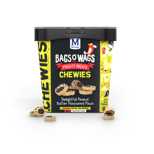 Montego Bags O' Wags - Chewies Peanut Butter 500 gr