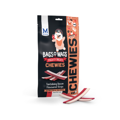 Montego Bags O' Wags - Chewies Bacon Strips 120 gr
