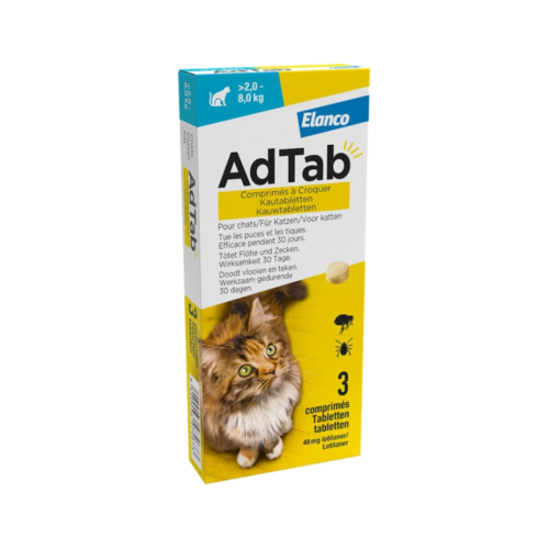 Adtab Kauwtablet Kat - 2-8 kg