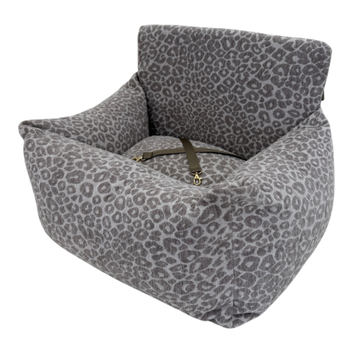 Elite Puppy - Honden Autostoel - Luipaard Taupe