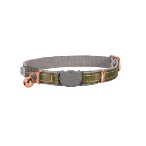 Rogz - Kattenhalsband - set 2 stuks olijf-blauw