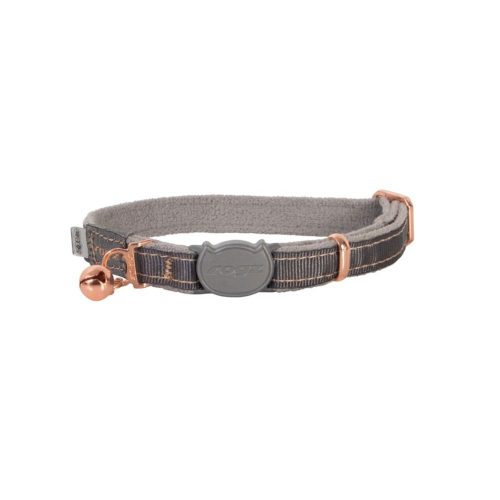Rogz - Kattenhalsband - set 2 stuks grijs XS