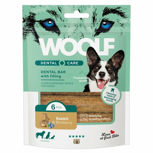 Woolf - Dentalbars with Filling - Konijn & Blauwe bessen