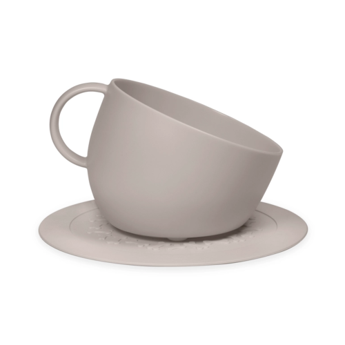 United Pets - Voer/Waterbak - Kop & Schotel Taupe