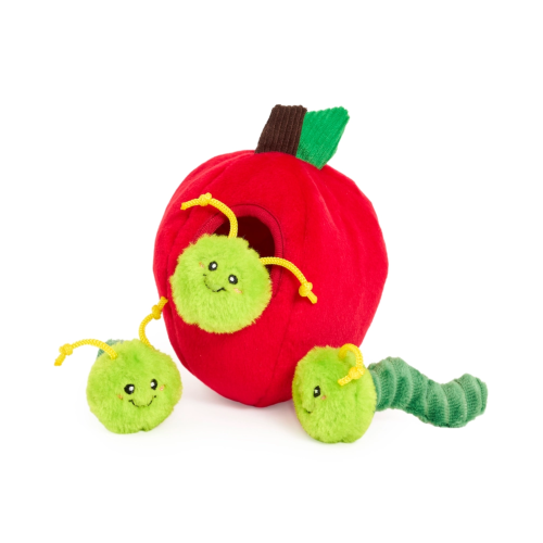 ZippyPaws Burrow - Hondenspeelgoed Wormy Apple