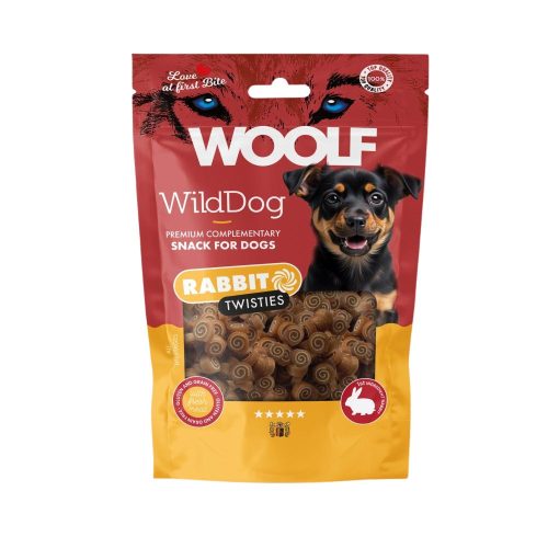 Woolf - Hondensnack WildDog Rabbit & Cod Twisties